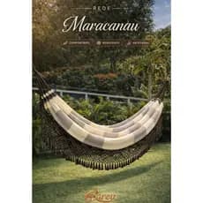 Rede Maracanau Artesanal Luxo Casal com Varanda Rede de Dormir Resistente Rede Nordestina