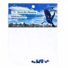 Anilhas Fechadas para Marcação - 2.8 mm - Azulão - Canário da Terra - 10 un. - Azul Escuro