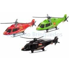 Mini Helicóptero Polícia / Resgate Brinquedo Na Solapa BS TOYS