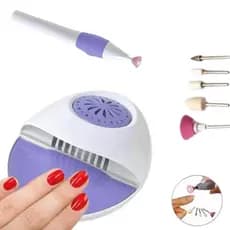 Cabine com Ventilador + Lixadeira Com 5 lixas Mini Polidor