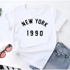 T-shirt E Blusinha Feminina New York Camisetas E Babylook