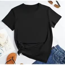 Blusinha Femnina Camiseta Bàsica Lisa Viscolycra Manga Curta P M G