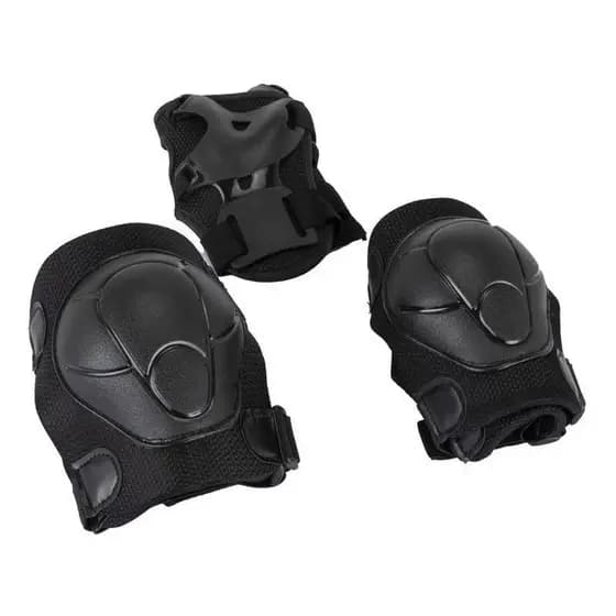 Kit Proteção Juvenil e Adulto Skate Patins Bike | Joelheira Cotoveleira Protetor De Pulso Ajustavel