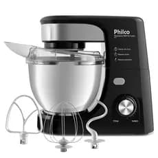 Batedeira Planetária Philco 775W 3 Batedores Preta PBP770PI
