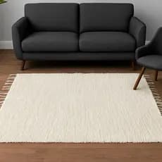 TAPETE BOHO FELPUDO GRANDE ARTESANAL 2,0X1,5 METROS SALA QUARTO FOFINHO 100% ALGODÃO