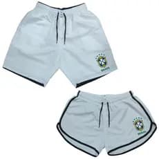 Kit Shorts Casal Namorados Shorts De Praia Casal Moda Praia