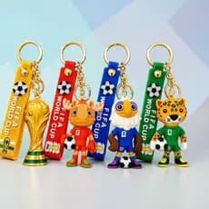Chaveiro Copa do Mundo Mascote para uso em Bolsas Chaves e Colecionáveis