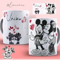 Caneca Mickey Emoções 325ml – Presente Criativo e Divertido para Fãs Disney