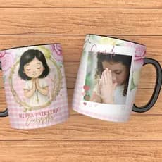 Caneca Primeira Eucaristia Personalizada | Presente Religioso | Arte em Gole
