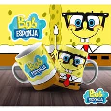 🟡 Caneca Bob Esponja – Divertida e Criativa 🟡