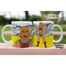 CANECAS HE-MAN – A FORÇA DO UNIVERSO NA SUA MESA! | ESTAMPA PREMIUM  Reviva a nostalgia do clássico He-Man e os Defensor
