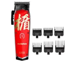 Máquina de cortar cabelo Profissional sem fio Madeshow M10 vermelho