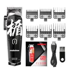 Máquina de cortar cabelo Profissional sem fio Madeshow M10 Preto