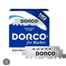 MEIA LAMINA DE BARBEAR DORCO AZUL