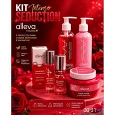 KIT ALLEVA INTENSE SEDUCTION VEGANO – O QUERIDINHO DO MOMENTO! ❤️✨Transforme sua rotina de autocuidado com o Kit Alleva.