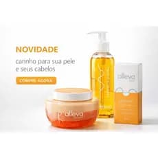 Kit Alleva Vanilla – Cuidado Completo para Pele e Cabelos - hidratação profunda, limpeza delicada, perfume