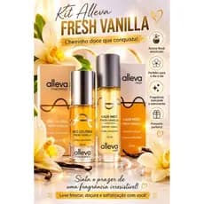 ✨ PERFUME DE BOLSA ALLEVA FRESH VANILLA – O CHEIRINHO DOCE QUE CONQUISTA POR ONDE PASSA! ✨Leve💛 O Kit PERFUME DE BOLSA✨️