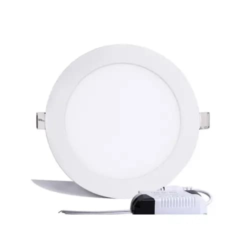 Luminária Painel Plafon Led Redondo Embutir  6w 12w 18w 24w Branco Frio / Branco Quente / Branco Neutro