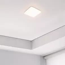 Painel Sem Borda Quadrado 18w Borda Infinita Sobrepor Ou Embutir 2 em 1 Bivolt