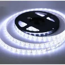 Fita LED 5050 Branca Fria Branco Quente 5 Metros Com Silicone Ip65 a Prova D'água