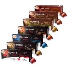 Kit 70 Cápsulas para Nespresso Espresso Blend - Cápsulas de Café em Vários Sabores