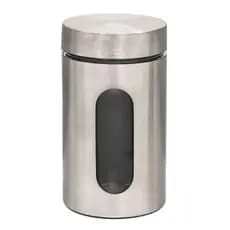 Pote Inox Visor Style Vítreo Fechamento Hermético 1 Litro