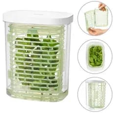 Pote Hermético Conservador de Ervas OXO Greensaver 1,8L para Geladeira