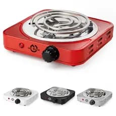 Fogareiro Elétrico Cooktop Camping 1 Boca 1000 watts 127v ou 220v