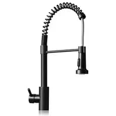 Torneira Cozinha Gourmet Com Ducha Extensível Preto Fosco