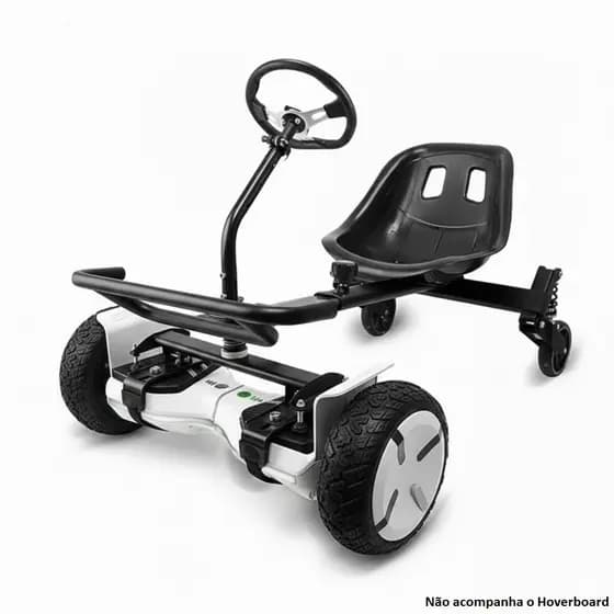 Carrinho Hoverkart Hoverboard Volante Amortecedor Rosa Azul Vermelho Branco Pret 4,5" 6,5" 8,5" 10"