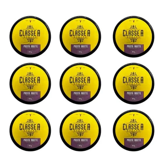 Kit 9 Pasta Matte 80 G Classe A