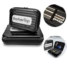 Estojo BarberTop de Barbeiro Profissional durável de plástico resistente