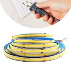 Fita Led Cob 320Leds/m Ligação Direta Sem Fonte 12w IP44 10mts