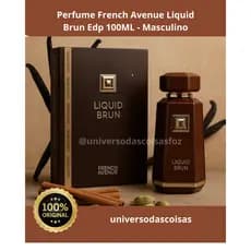 Perfume Liquid Brun French Avenue EDP 100ml – Masculino | Original, Lacrado e Envio Imediato