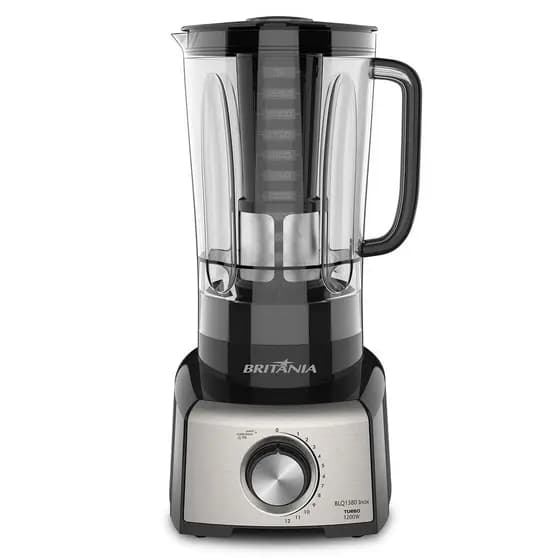 Liquidificador Britânia 3L 1200W 6 lâminas Inox BLQ1380P