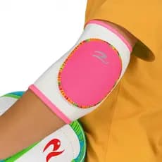 Cotoveleira Infantil Esportiva Realtex Kids Rosa - Proteção Segurança Conforto para Crianças no Futsal Vôlei Handebol