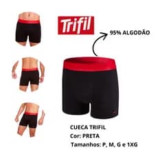 Kit de 2 Cuecas Originais Trifil Boxer Box Algodão