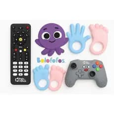 Kit Mordedor Infantil Controle Remoto + Joystick + Bolofofo Infantil