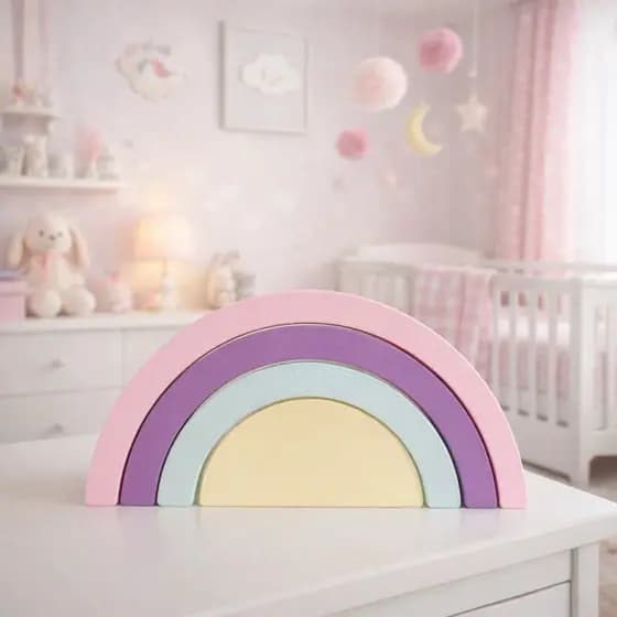 Arco Íris Decorativo Montessori Infantil