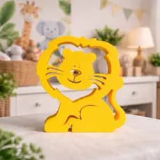 Leão Decorativo Infantil | Decoração Quarto Bebê Tema Safari | Enfeite Infantil