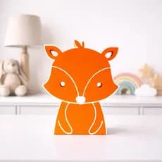 Enfeite Decorativo Raposinha para Quarto Infantil