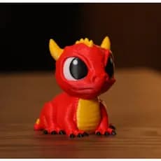 Mini Dragão Bebê Decorativo em Impressão 3D | Presente Criativo