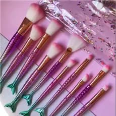Kit de 6 pinceis de maquiagem - pincel sereia de maquiagem ENVIO IMEDIATO