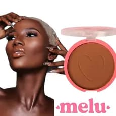 Pó aveludado Melu pele Negra E160 - ENVIO IMEDIATO