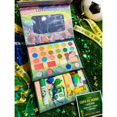 maquiagem para a copa do mundo estojo de maquiagem Brasil
