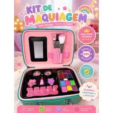 Maleta de maquiagem infantil Original kpop  kit de maquiagem para criança
