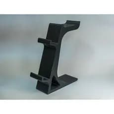 Suporte para 2 Controles e 1 Fone de Ouvido Gamer Premium Preto Design Moderno e Resistente  Organizador