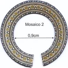 Mosaico Roseta Adesivo Violão Ou Viola Caipira Londrimusic