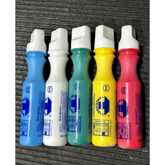 Marcador Tinta Industrial Bico 3mm 60ml Traço Forte Baden - Diversas Cores Automotiva Oficina