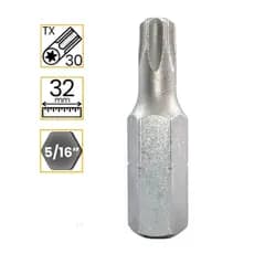 Ponta Bits Torx Curto T25 5/16" X 32mm - 902315 Vip Industrial